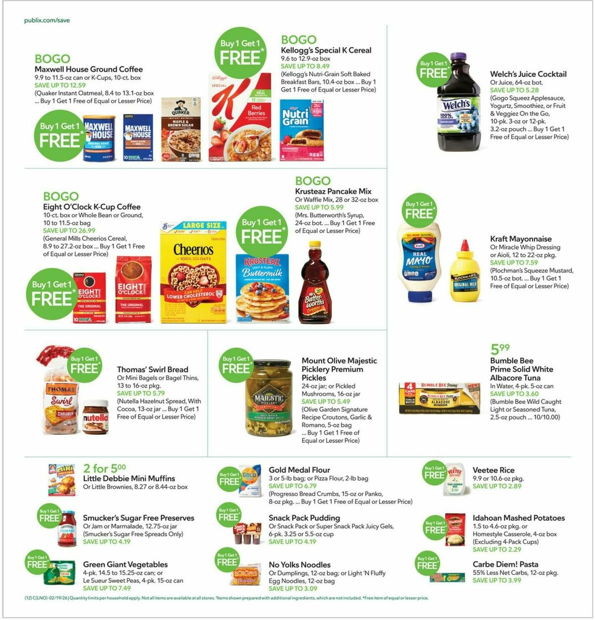 Publix Weekly Ad from February 18