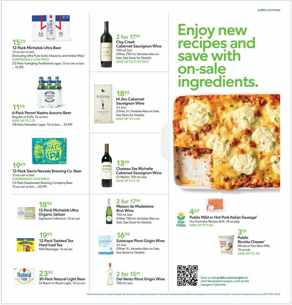 Publix Weekly Ad from February 18