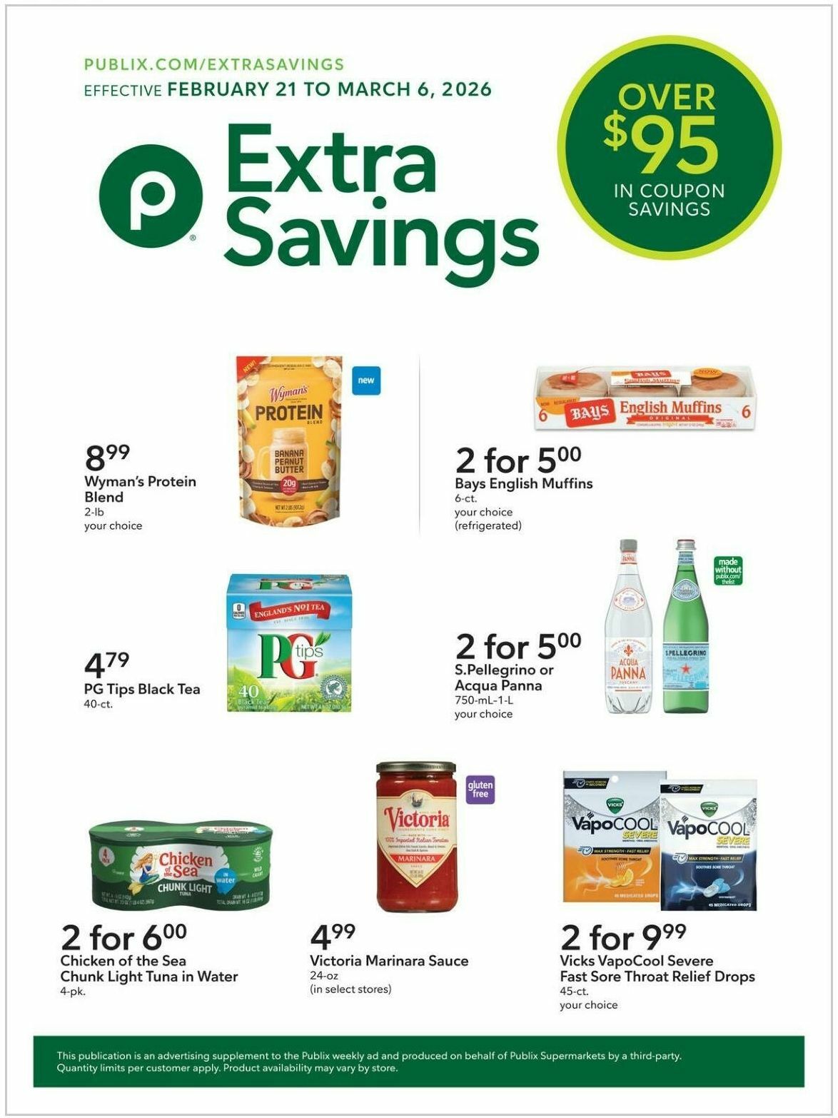 Publix Extra Savings Weekly Ad from February 21