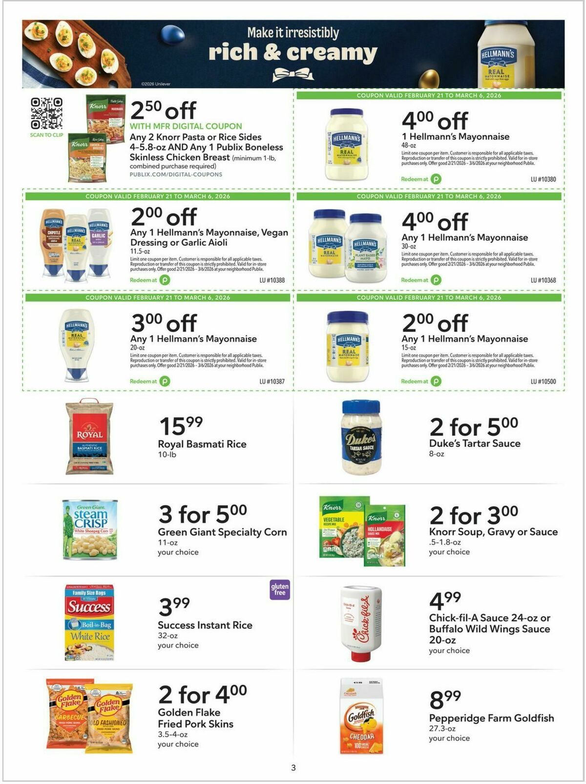 Publix Extra Savings Weekly Ad from February 21