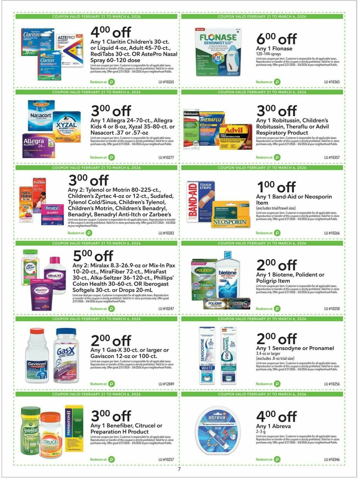 Publix Extra Savings Weekly Ad from February 21
