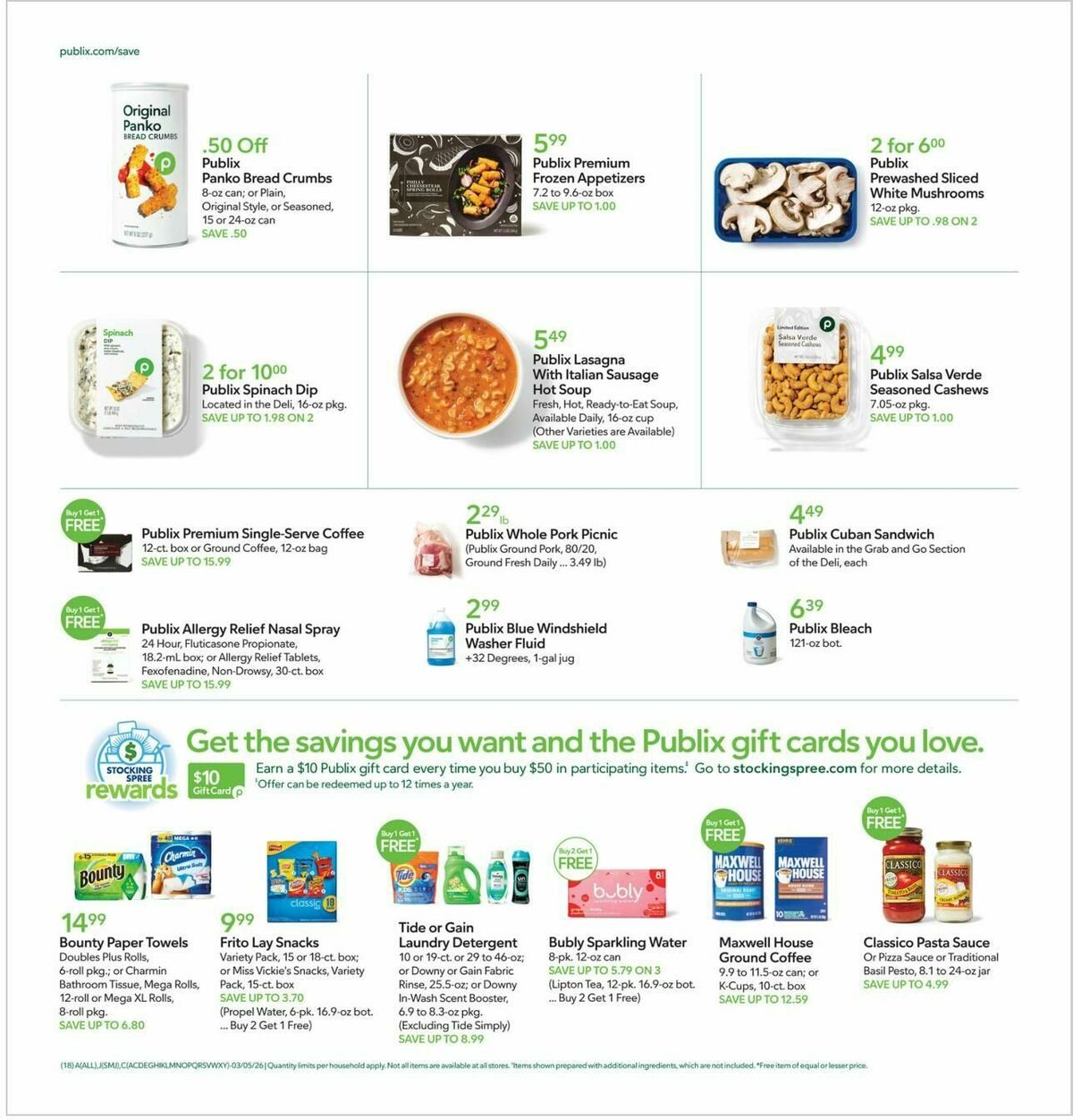 Publix Weekly Ad from March 4