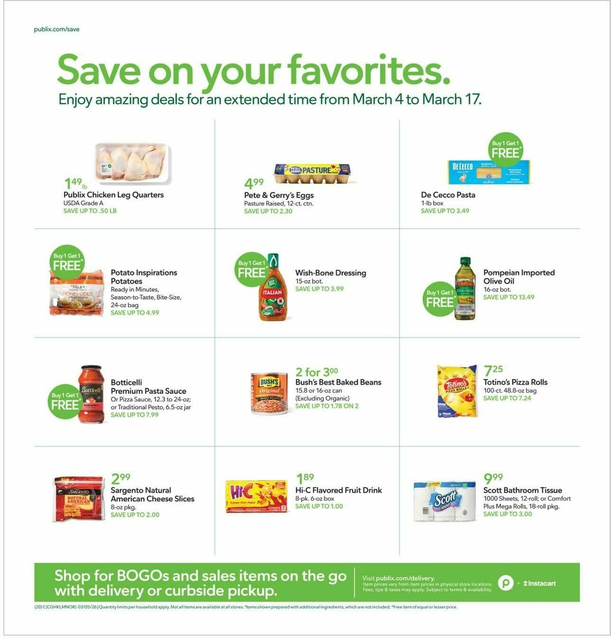 Publix Weekly Ad from March 4