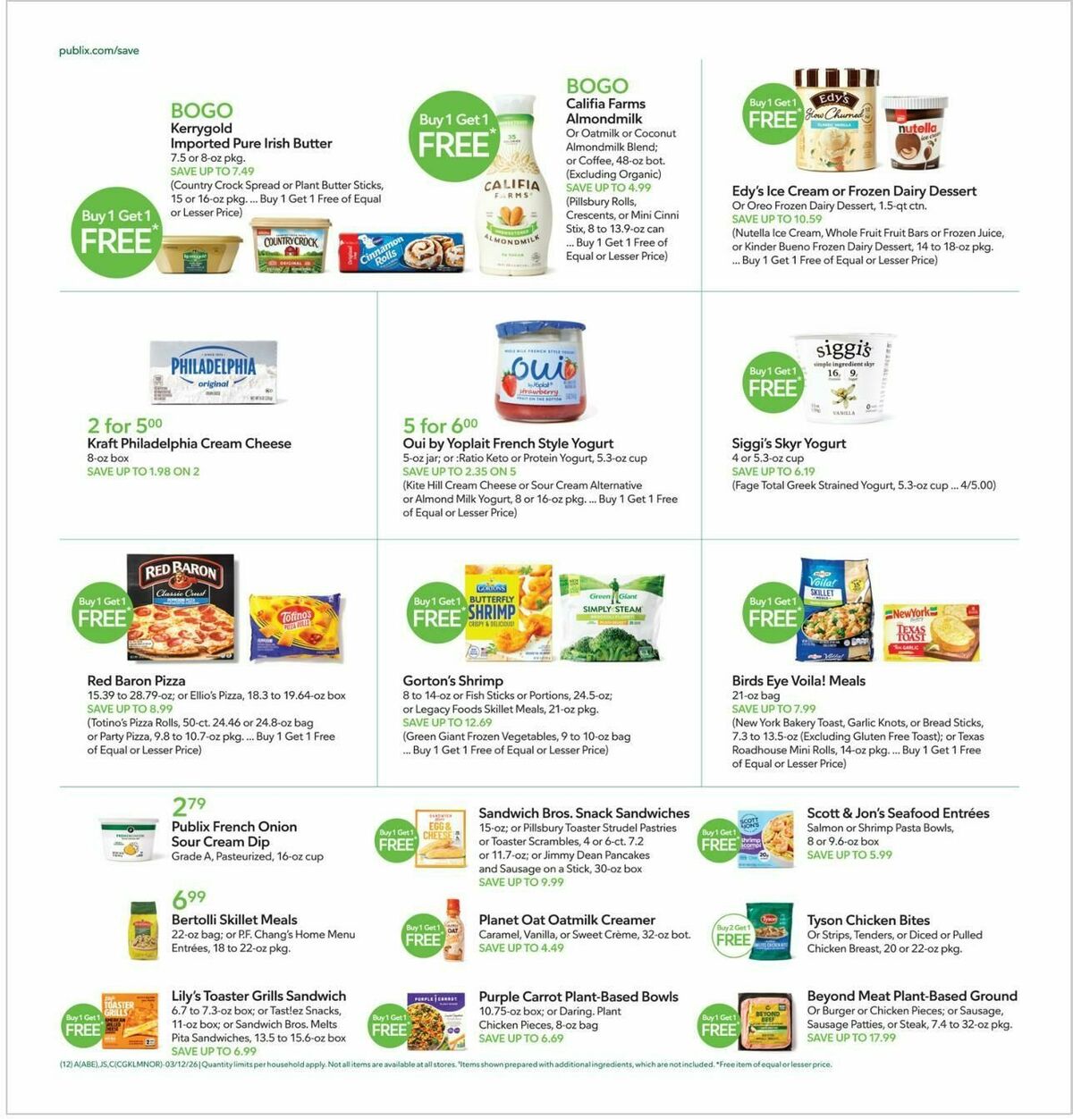 Publix Weekly Ad from March 11