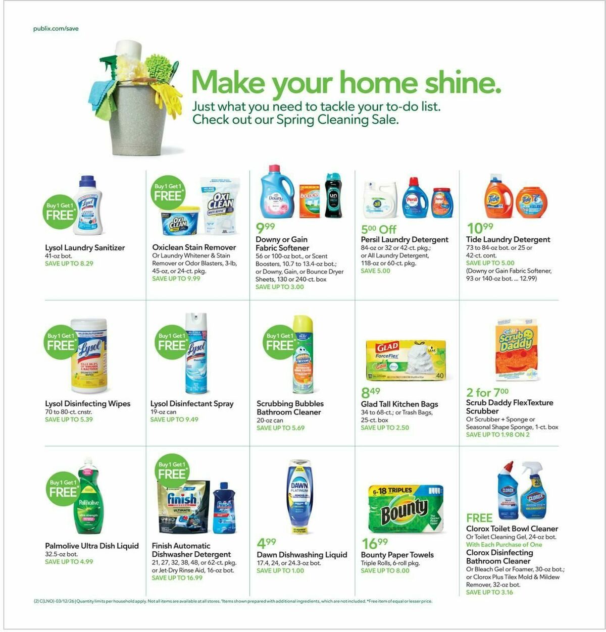 Publix Weekly Ad from March 11