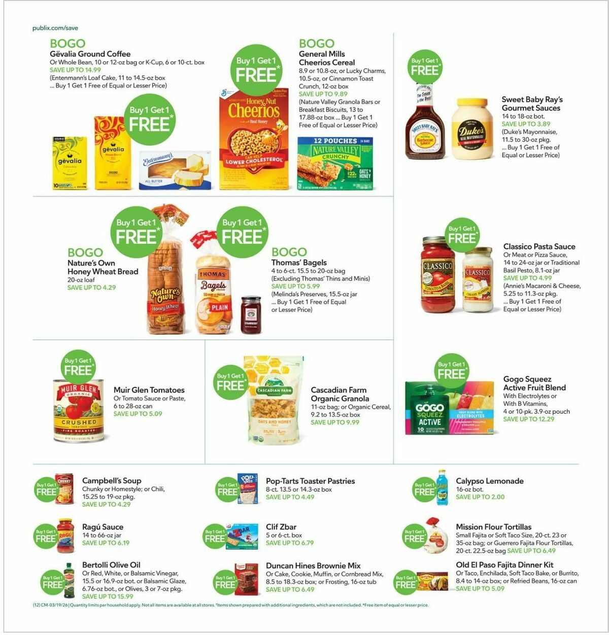 Publix Weekly Ad from March 18