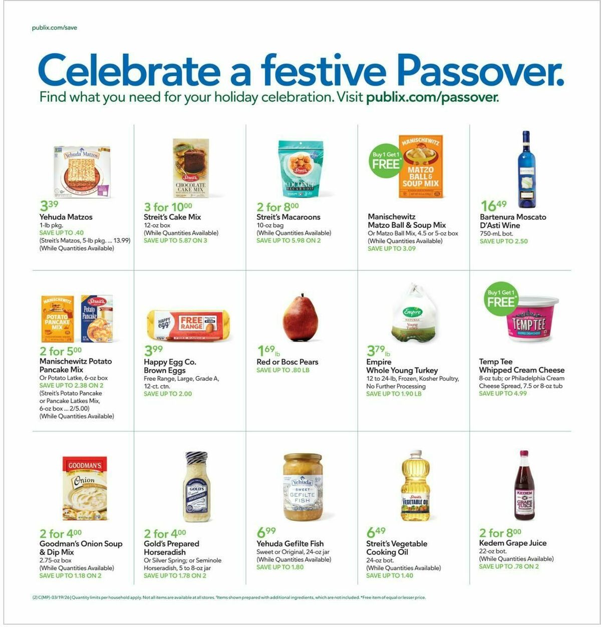Publix Weekly Ad from March 18