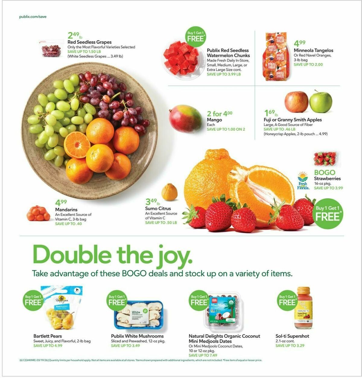 Publix Weekly Ad from March 18