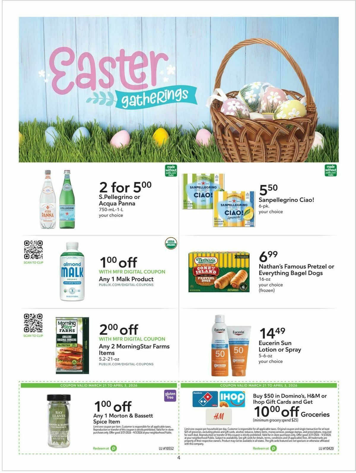 Publix Extra Savings Weekly Ad from March 21