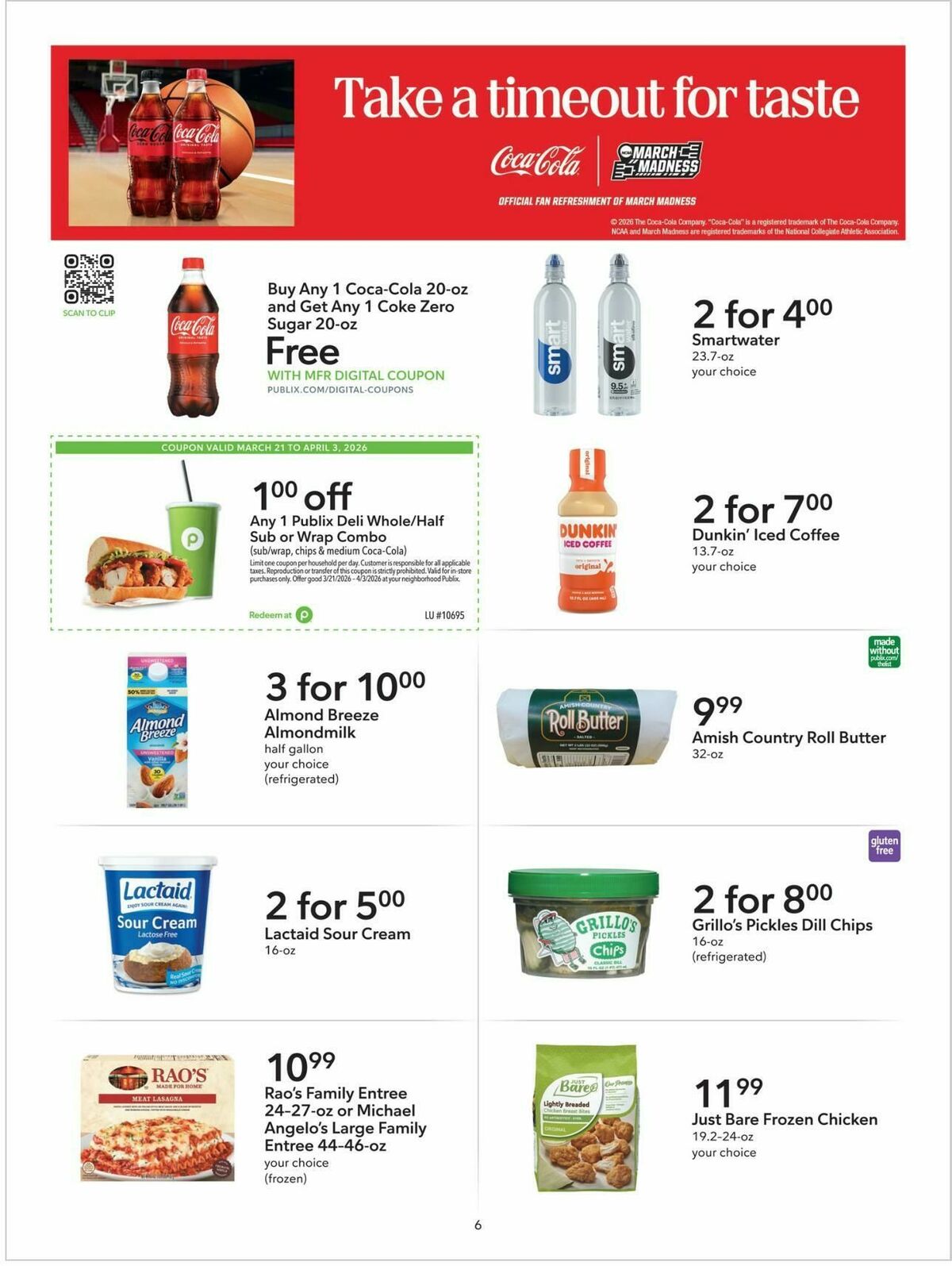 Publix Extra Savings Weekly Ad from March 21