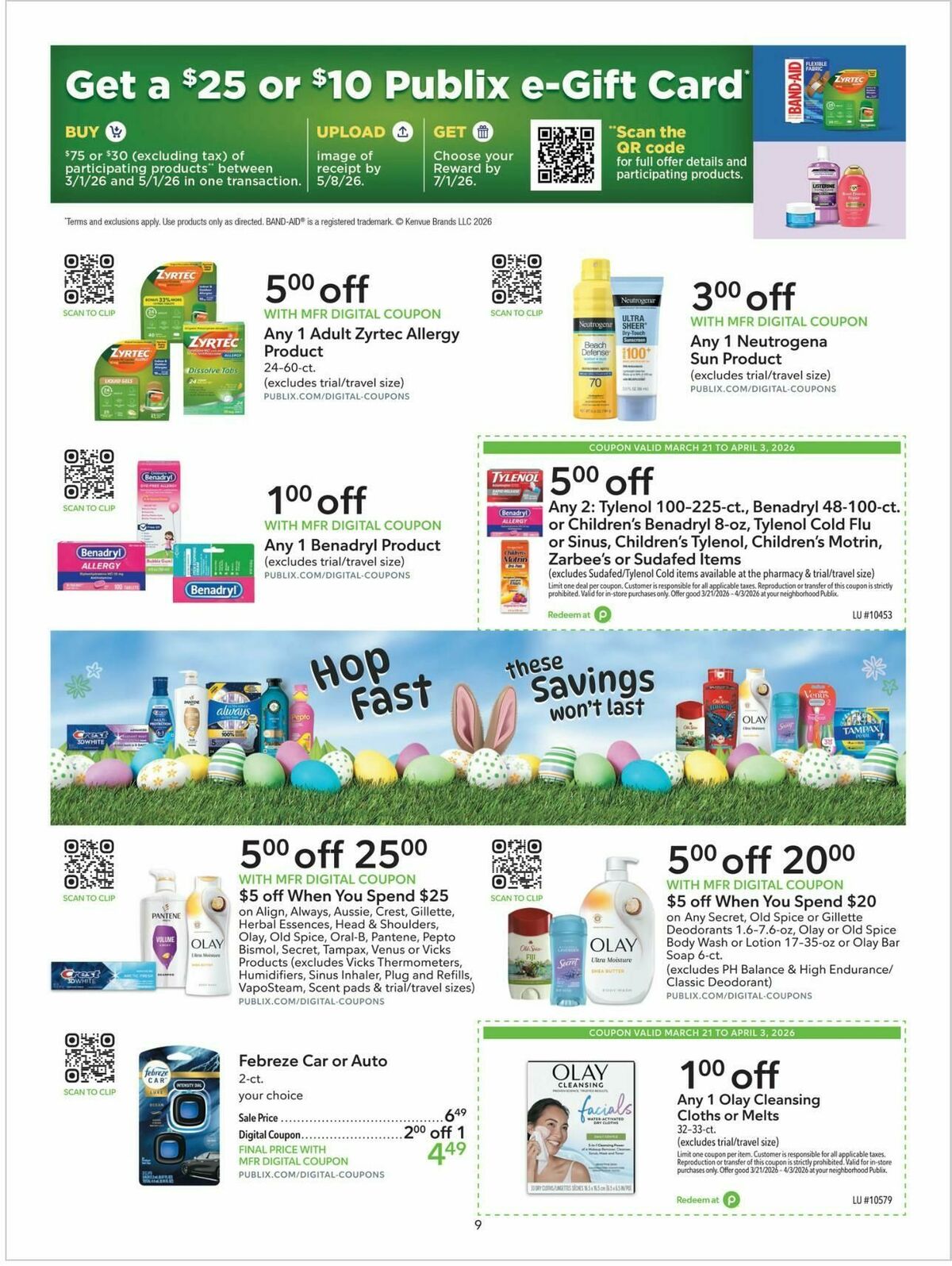 Publix Extra Savings Weekly Ad from March 21