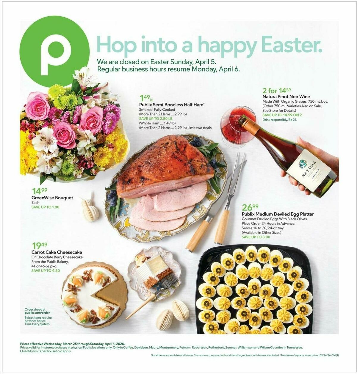 Publix Weekly Ad from March 25