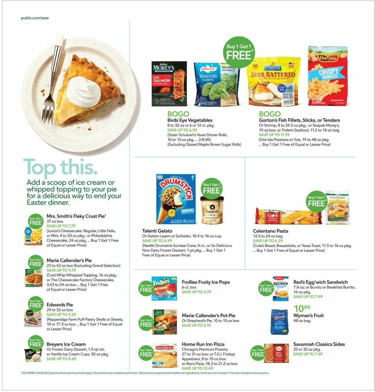 Publix Weekly Ad from March 25