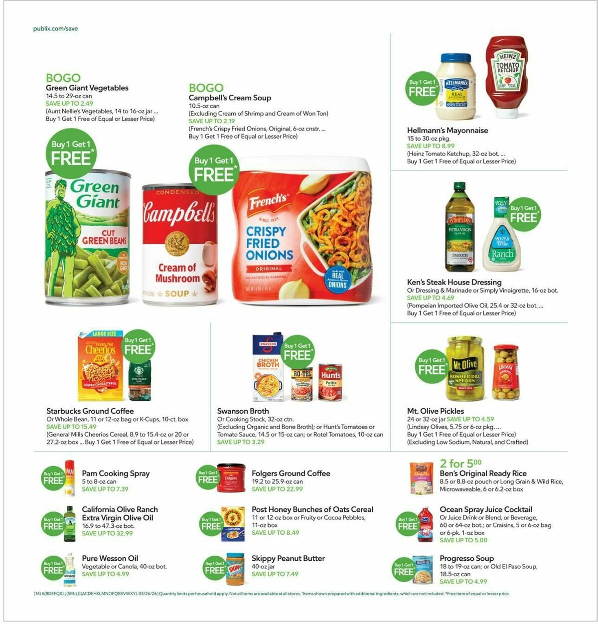 Publix Weekly Ad from March 25