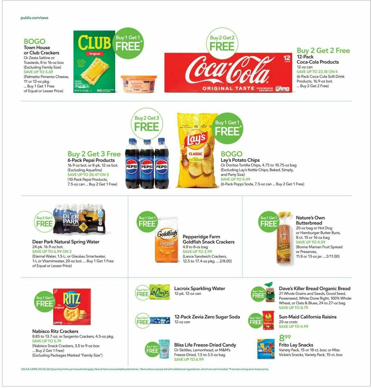 Publix Weekly Ad from March 25