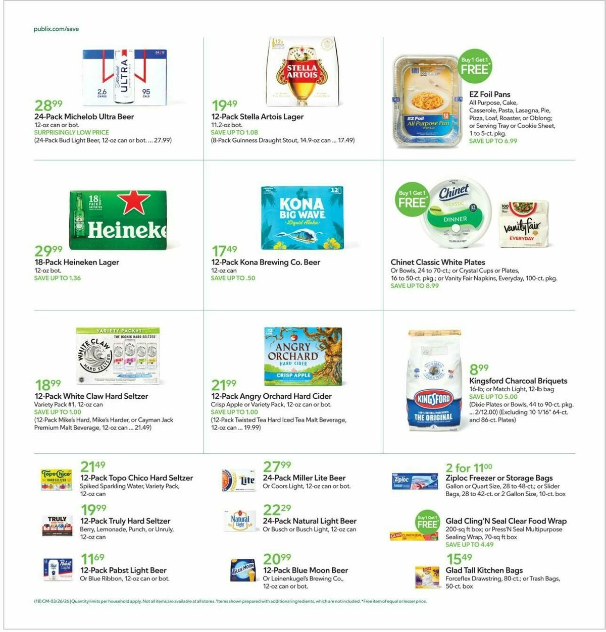 Publix Weekly Ad from March 25
