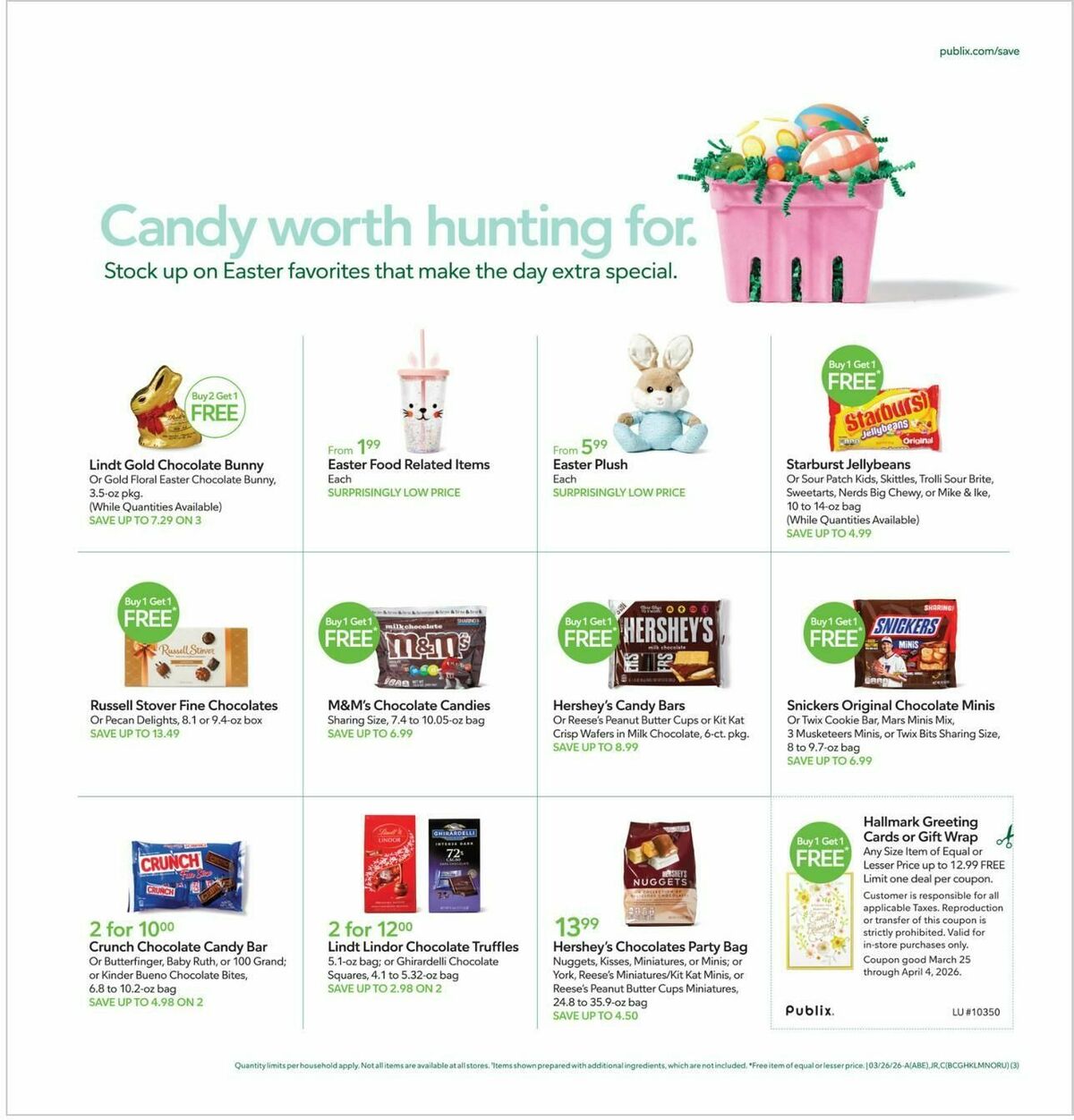Publix Weekly Ad from March 25