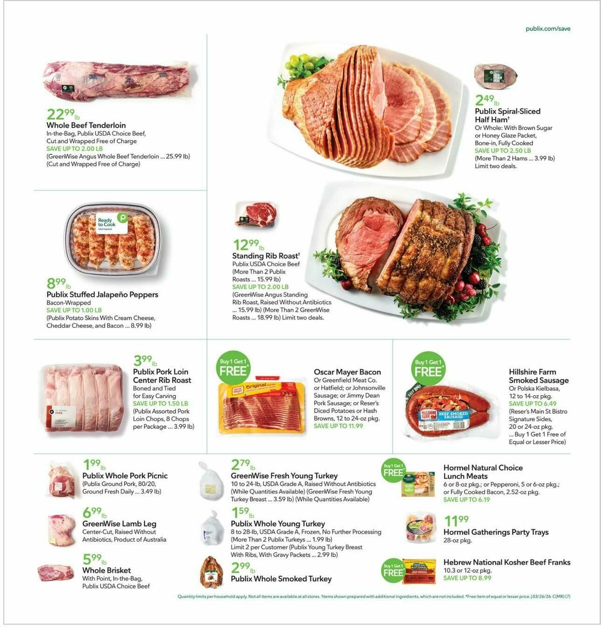 Publix Weekly Ad from March 25