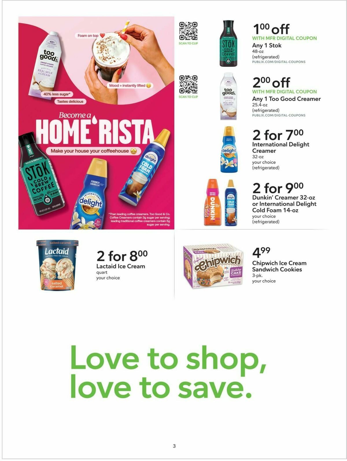 Publix Extra Savings Weekly Ad from April 4