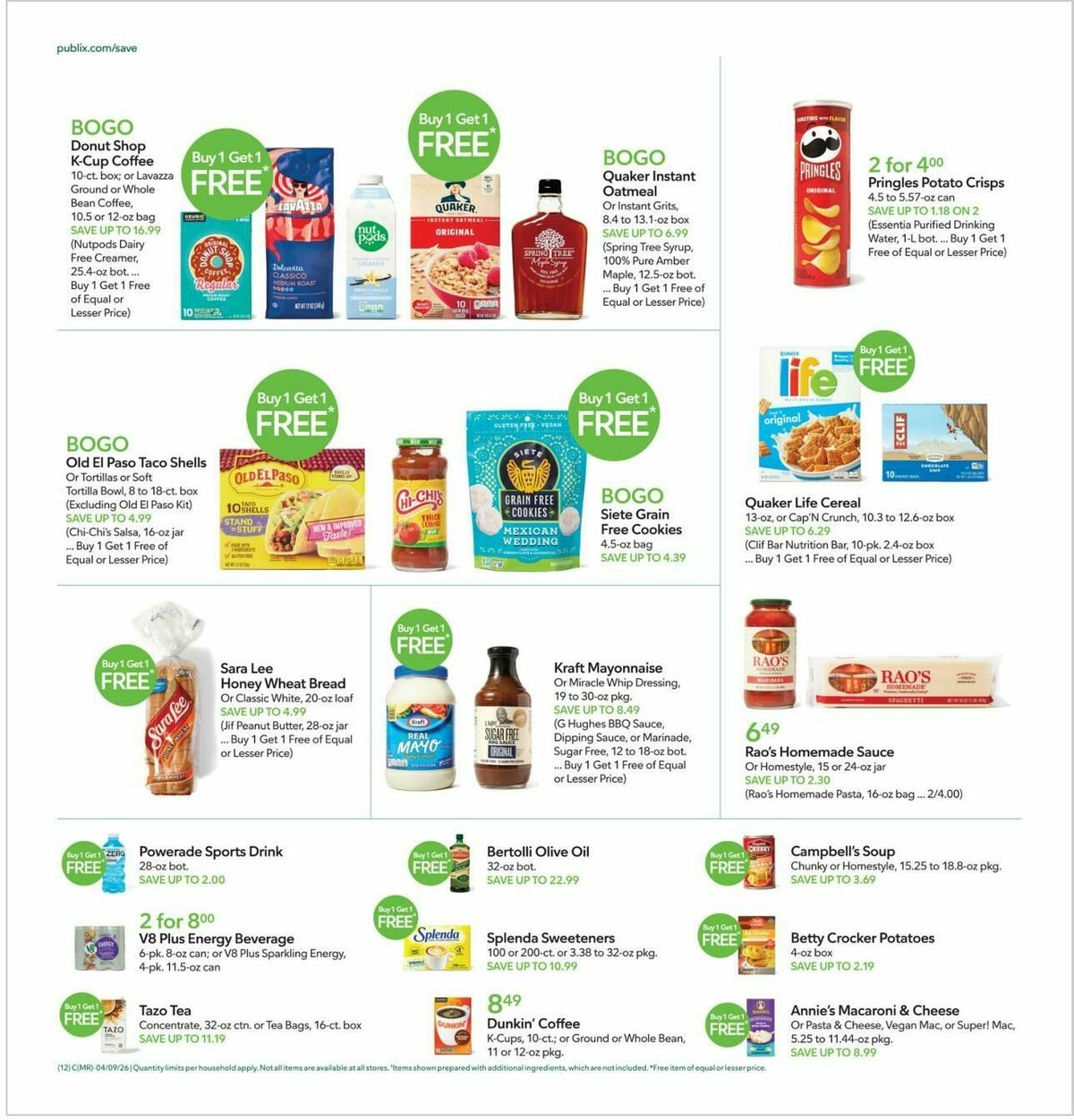 Publix Weekly Ad from April 8