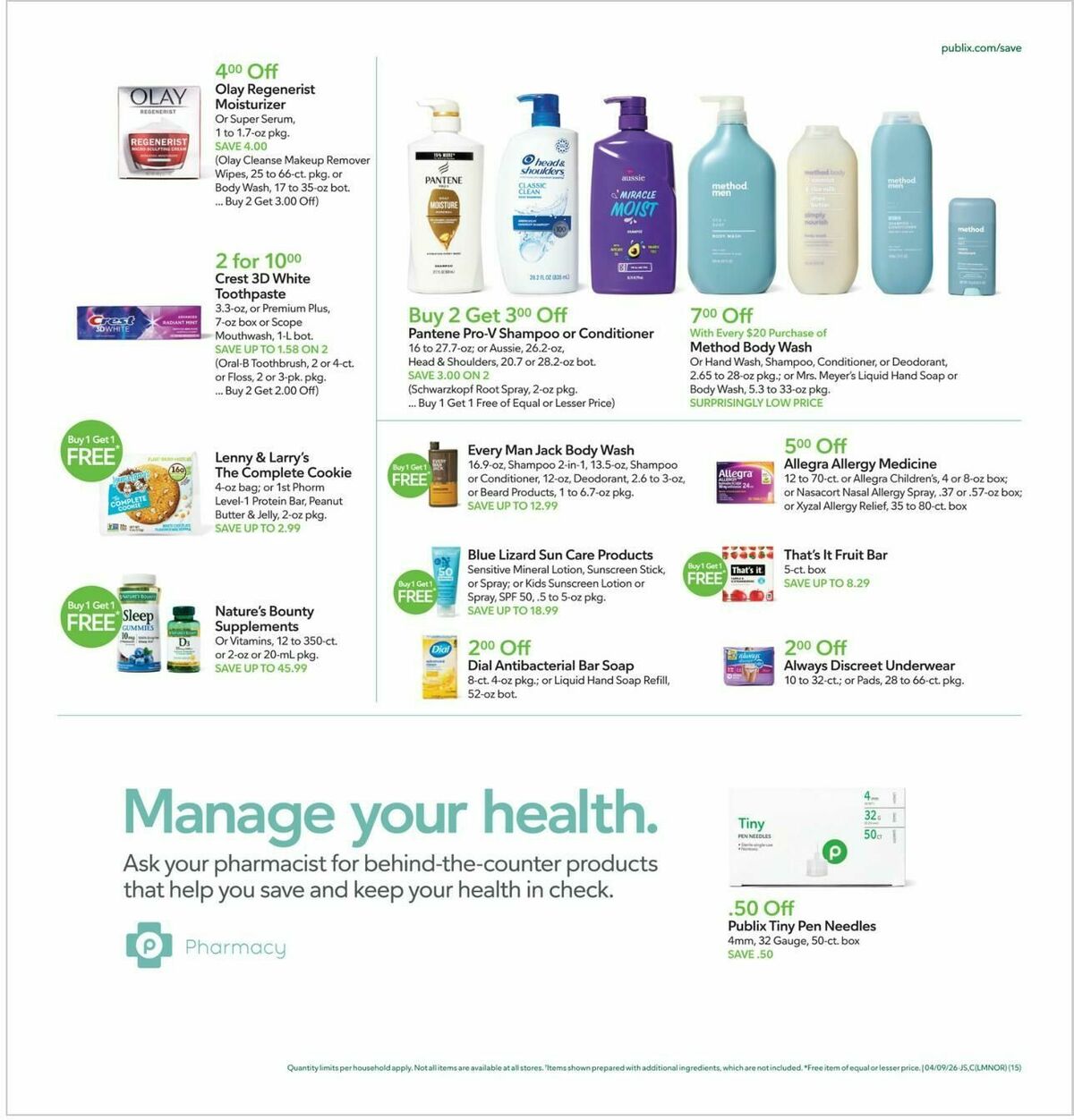 Publix Weekly Ad from April 8
