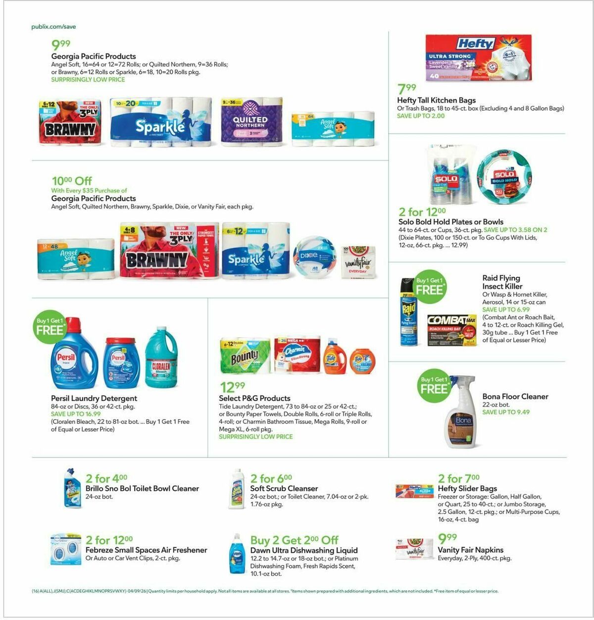 Publix Weekly Ad from April 8