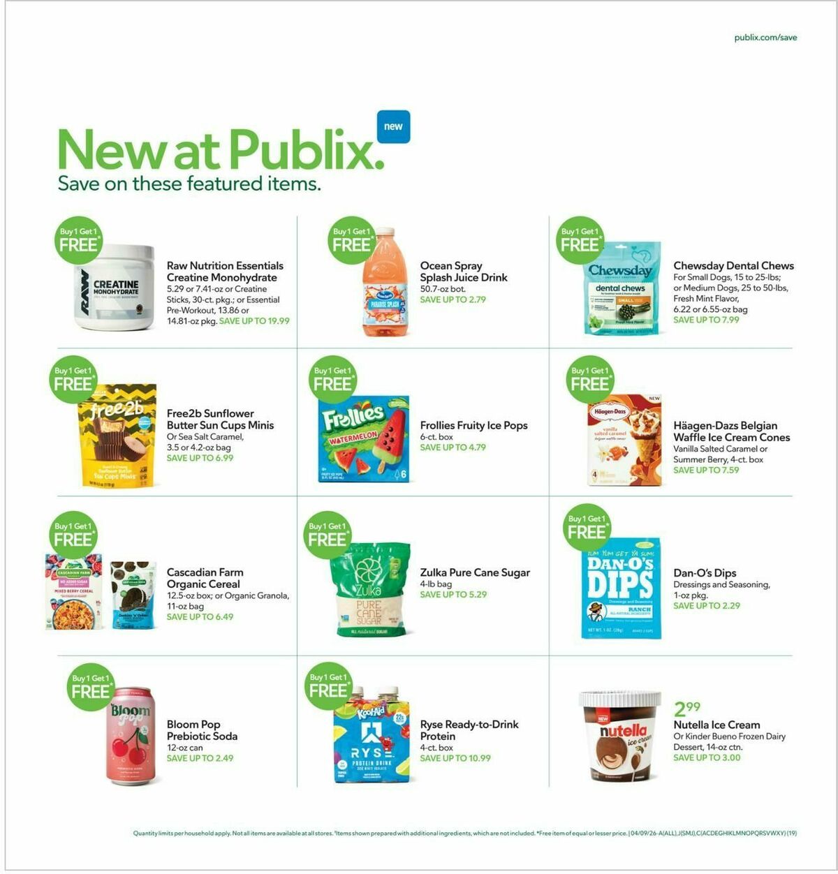 Publix Weekly Ad from April 8