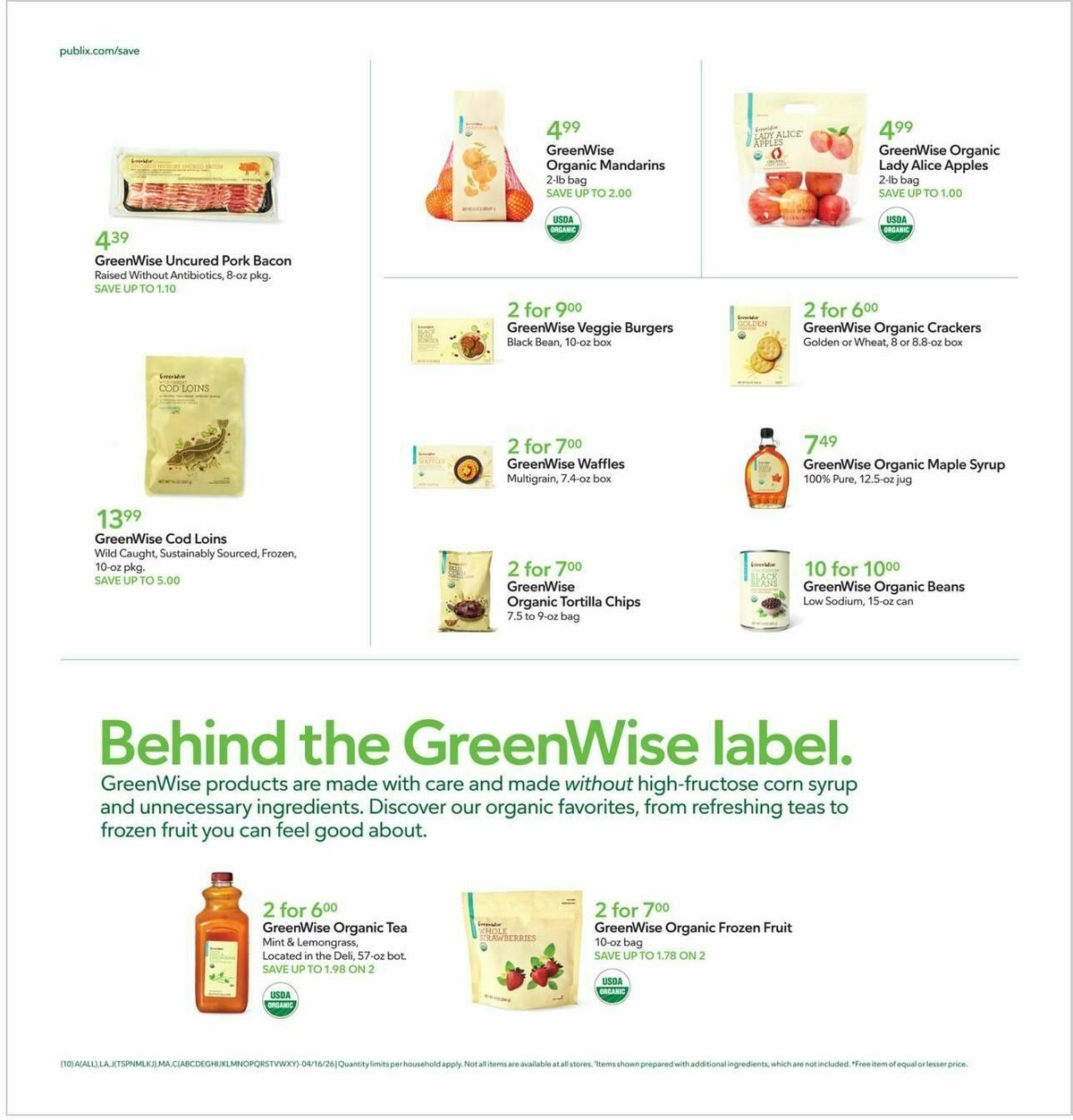 Publix Weekly Ad from April 15