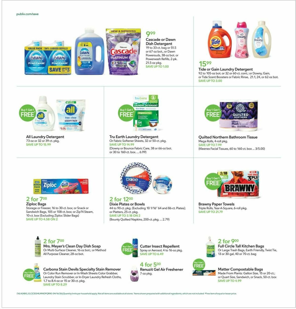 Publix Weekly Ad from April 15