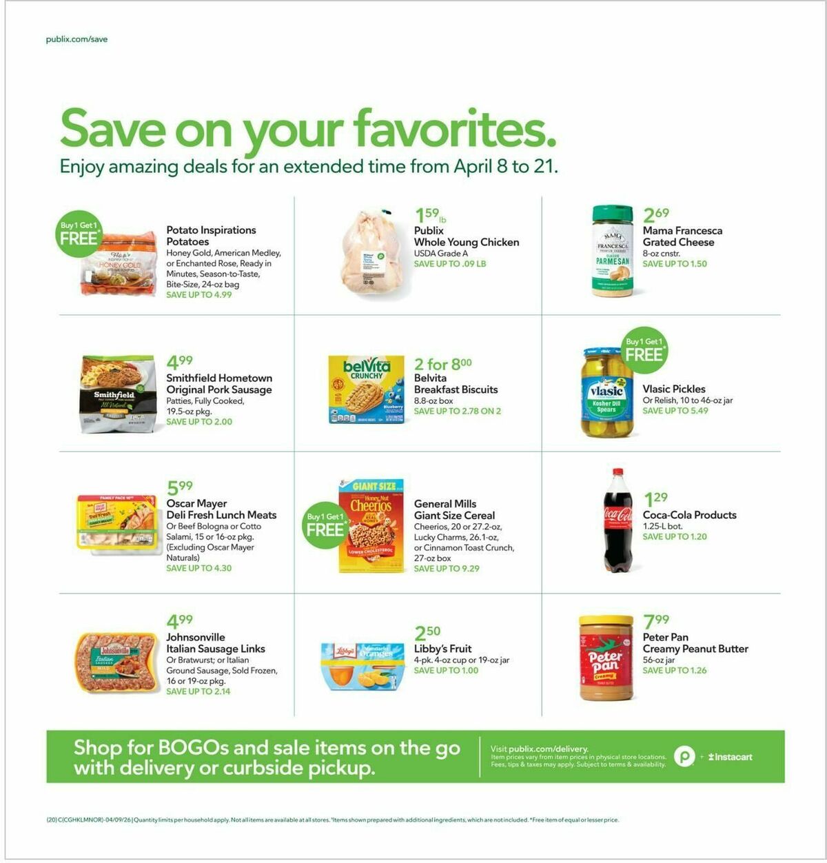 Publix Weekly Ad from April 15