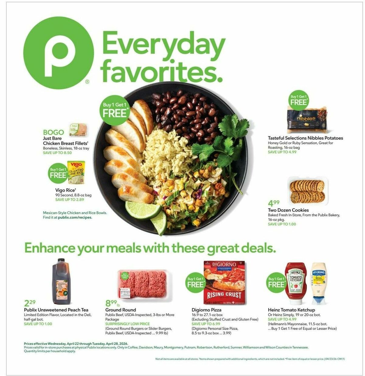 Publix Weekly Ad from April 22
