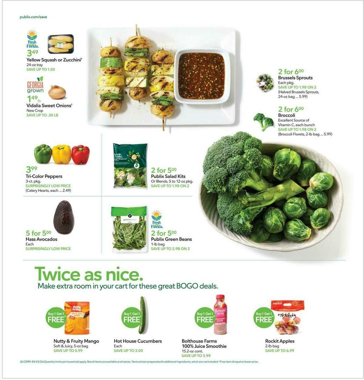 Publix Weekly Ad from April 22