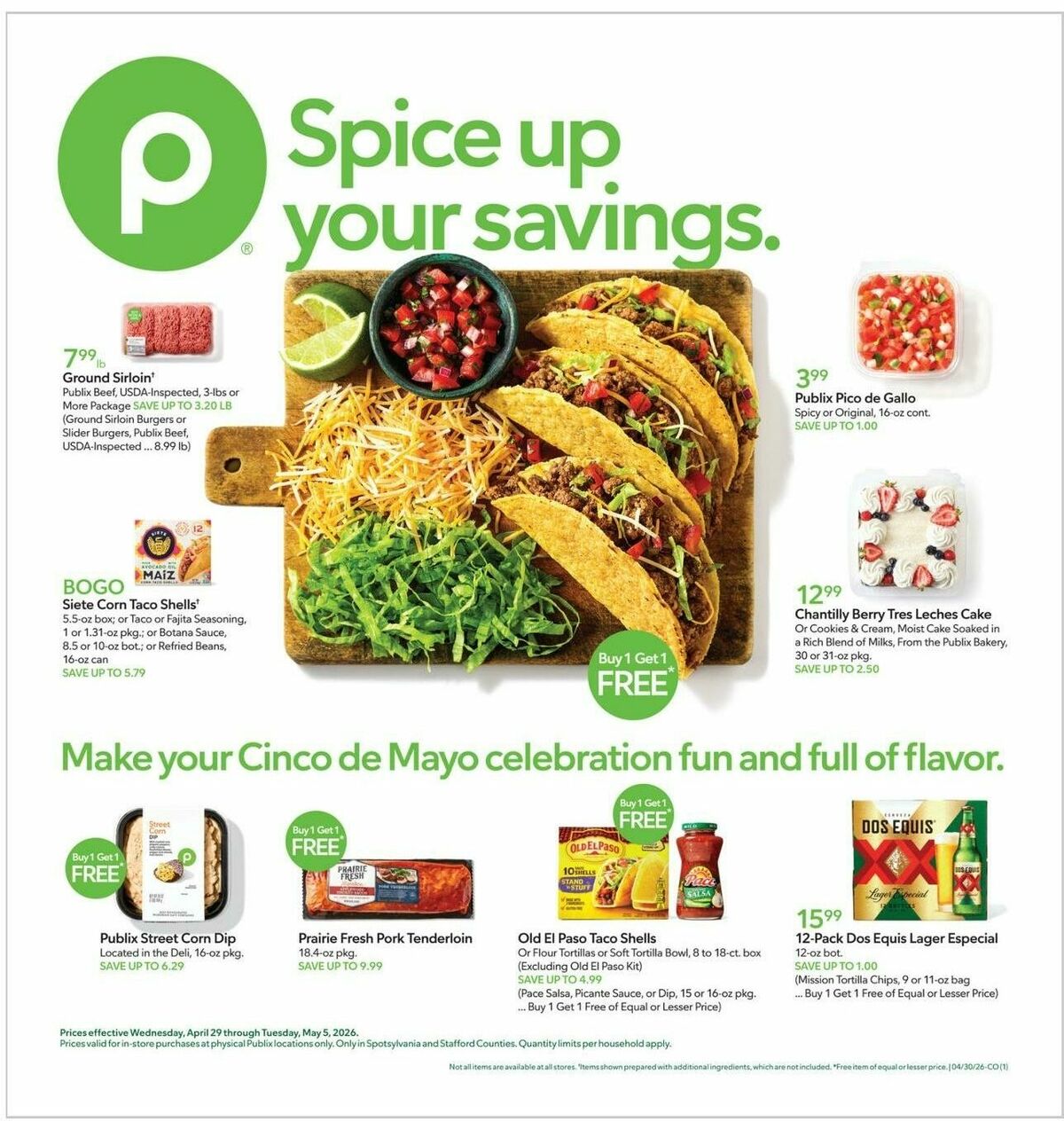 Publix Weekly Ad from April 29