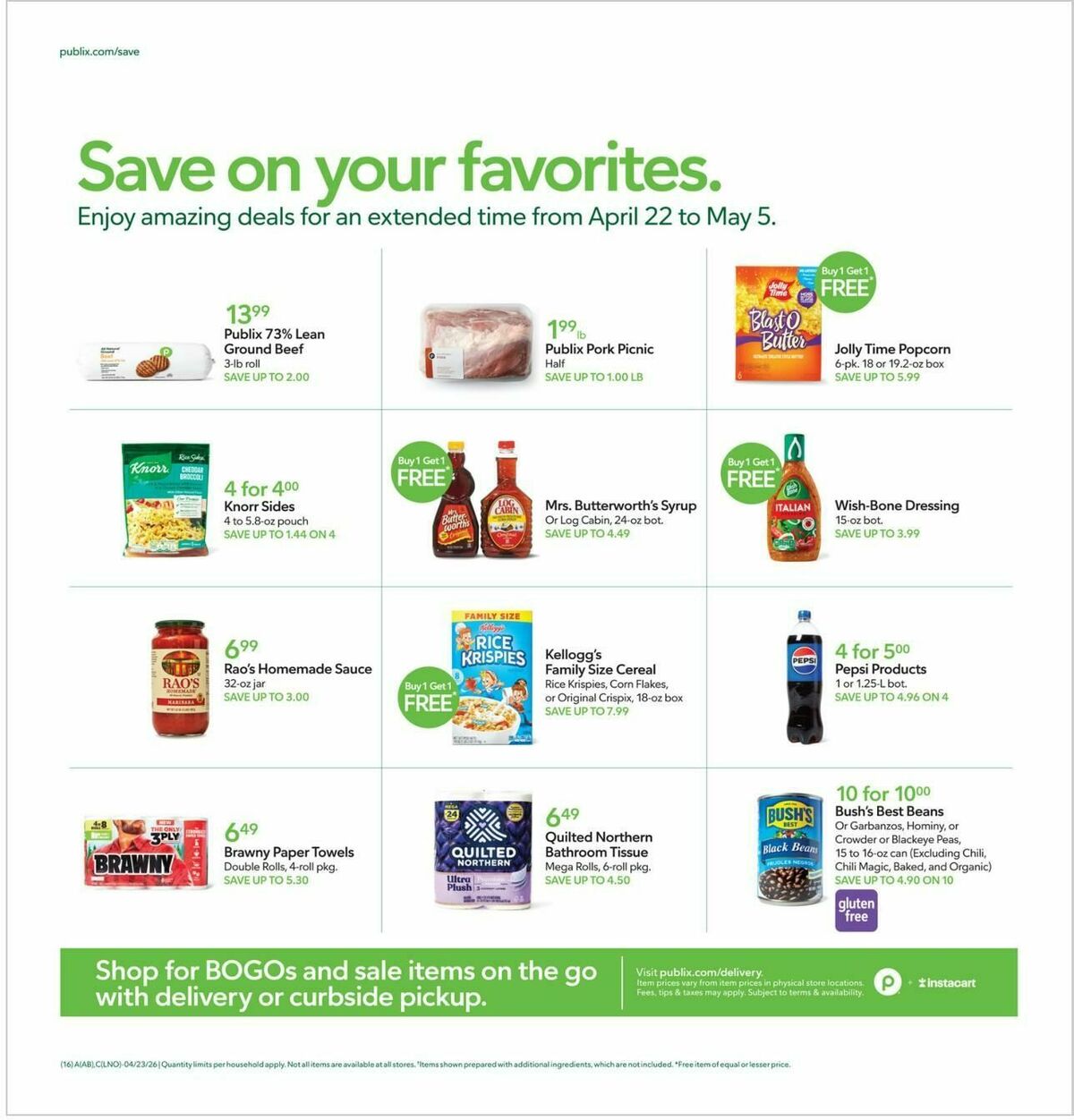 Publix Weekly Ad from April 29
