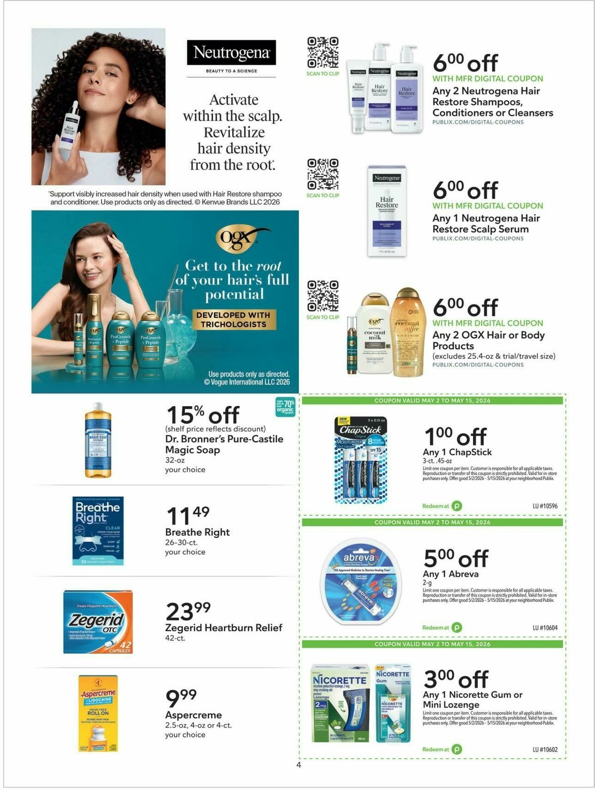 Publix Extra Savings Weekly Ad from May 2