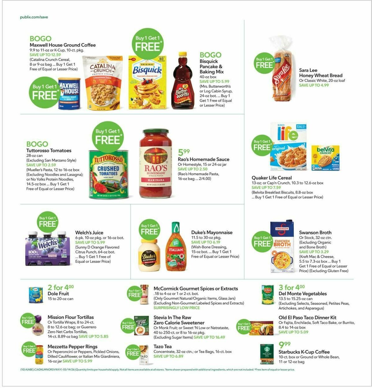 Publix Weekly Ad from May 13