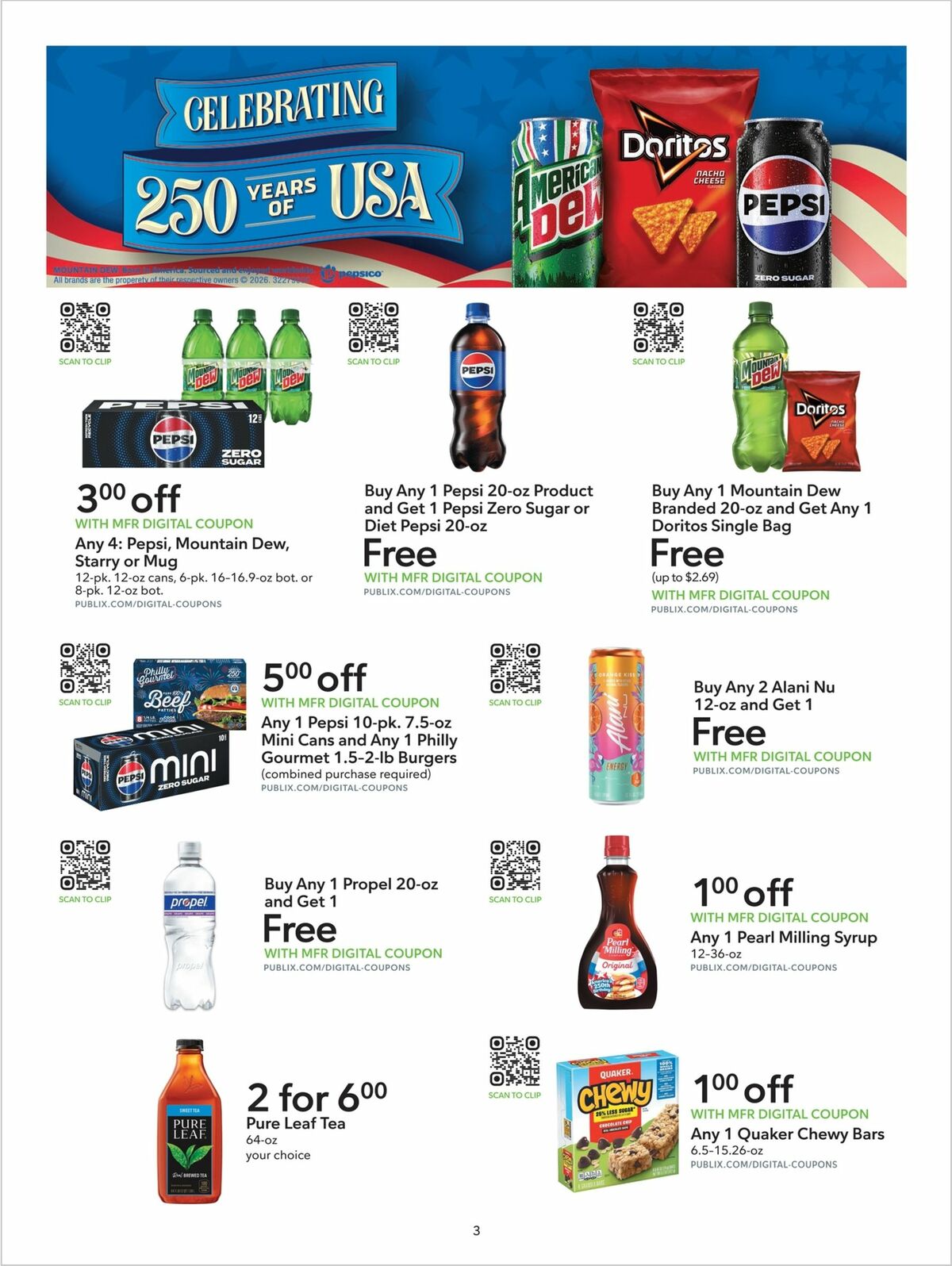 Publix Extra Savings Weekly Ad from May 16