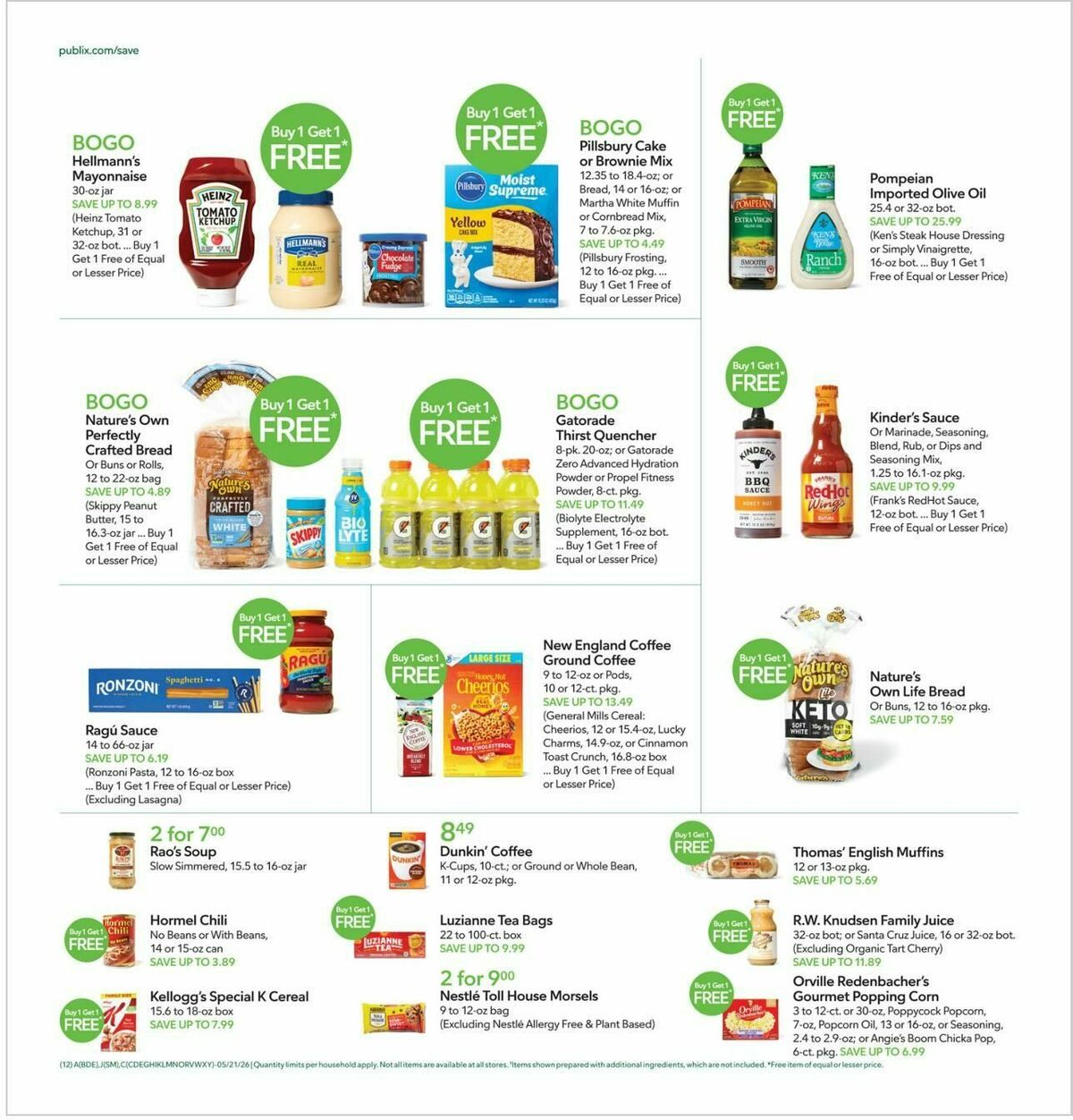 Publix Weekly Ad from May 20