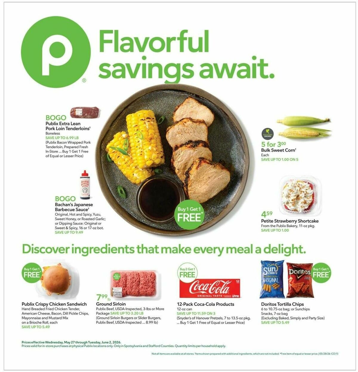 Publix Weekly Ad from May 27