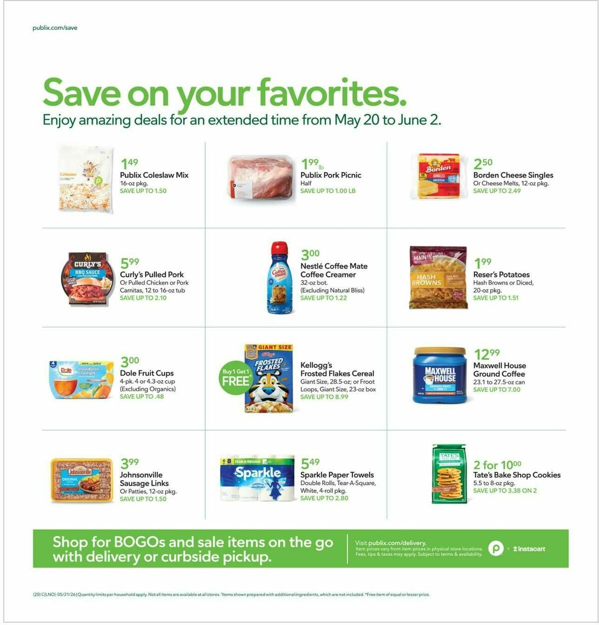 Publix Weekly Ad from May 27