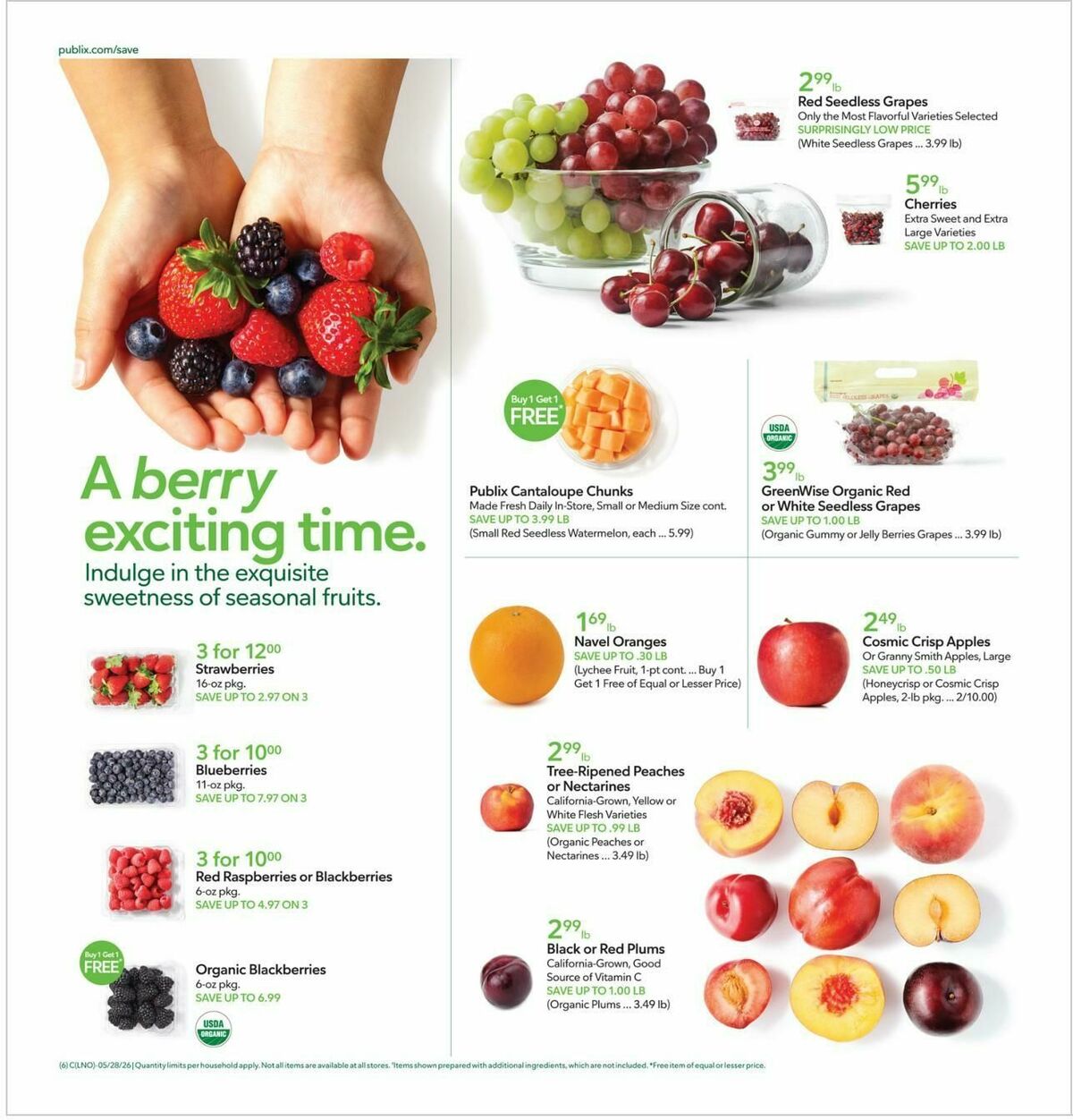 Publix Weekly Ad from May 27