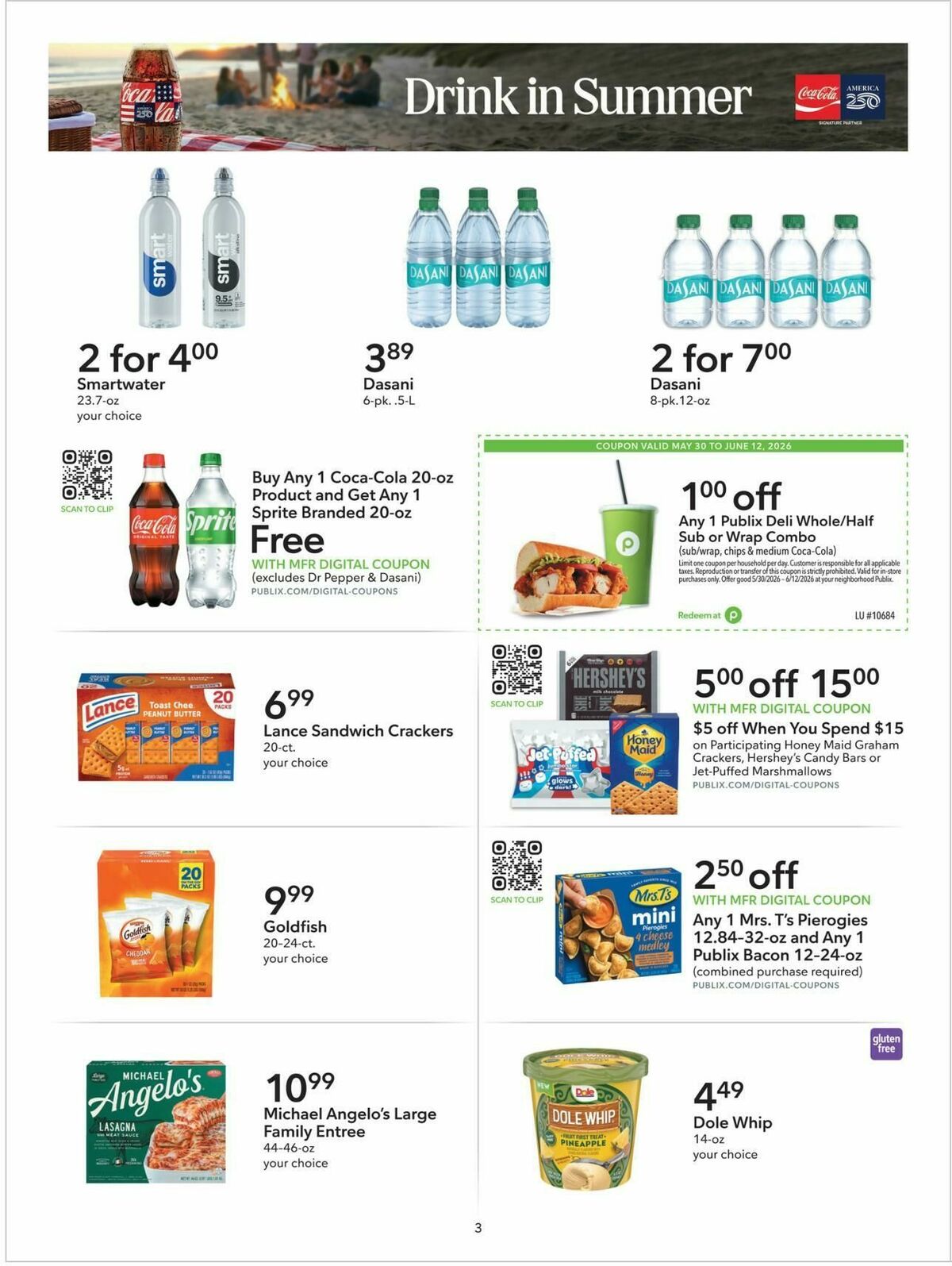 Publix Extra Savings Weekly Ad from May 30