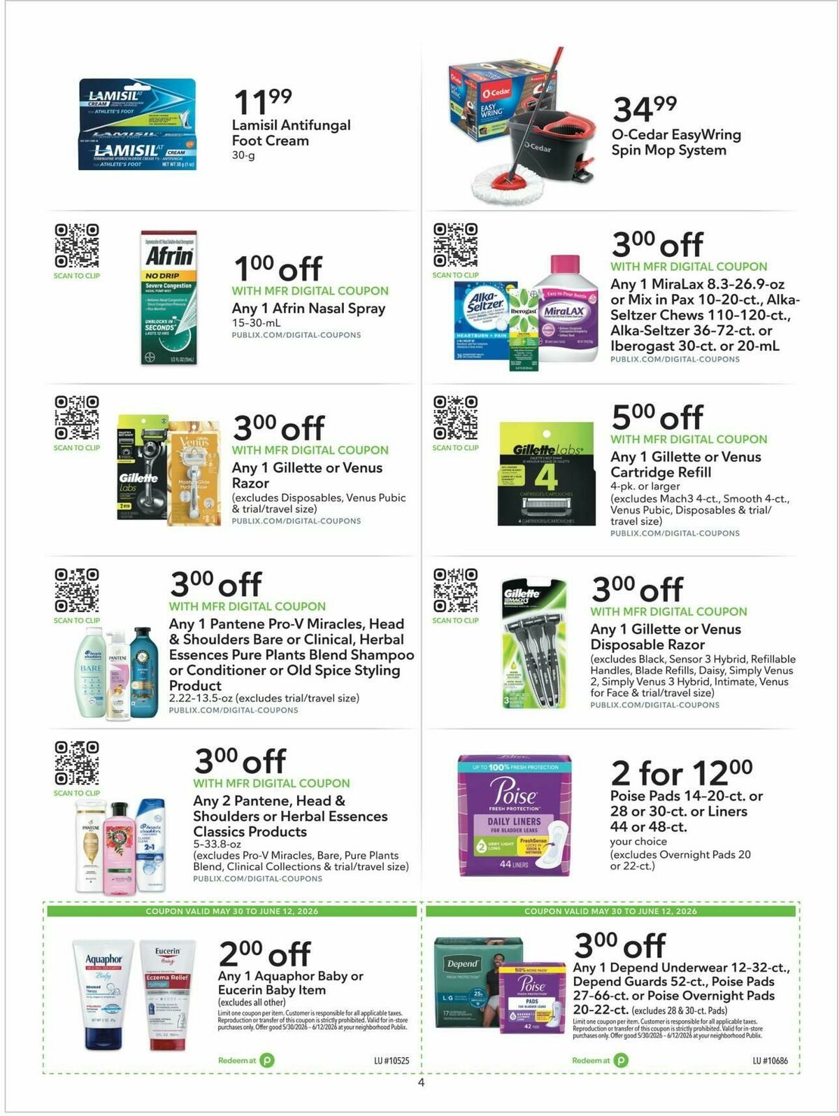 Publix Extra Savings Weekly Ad from May 30
