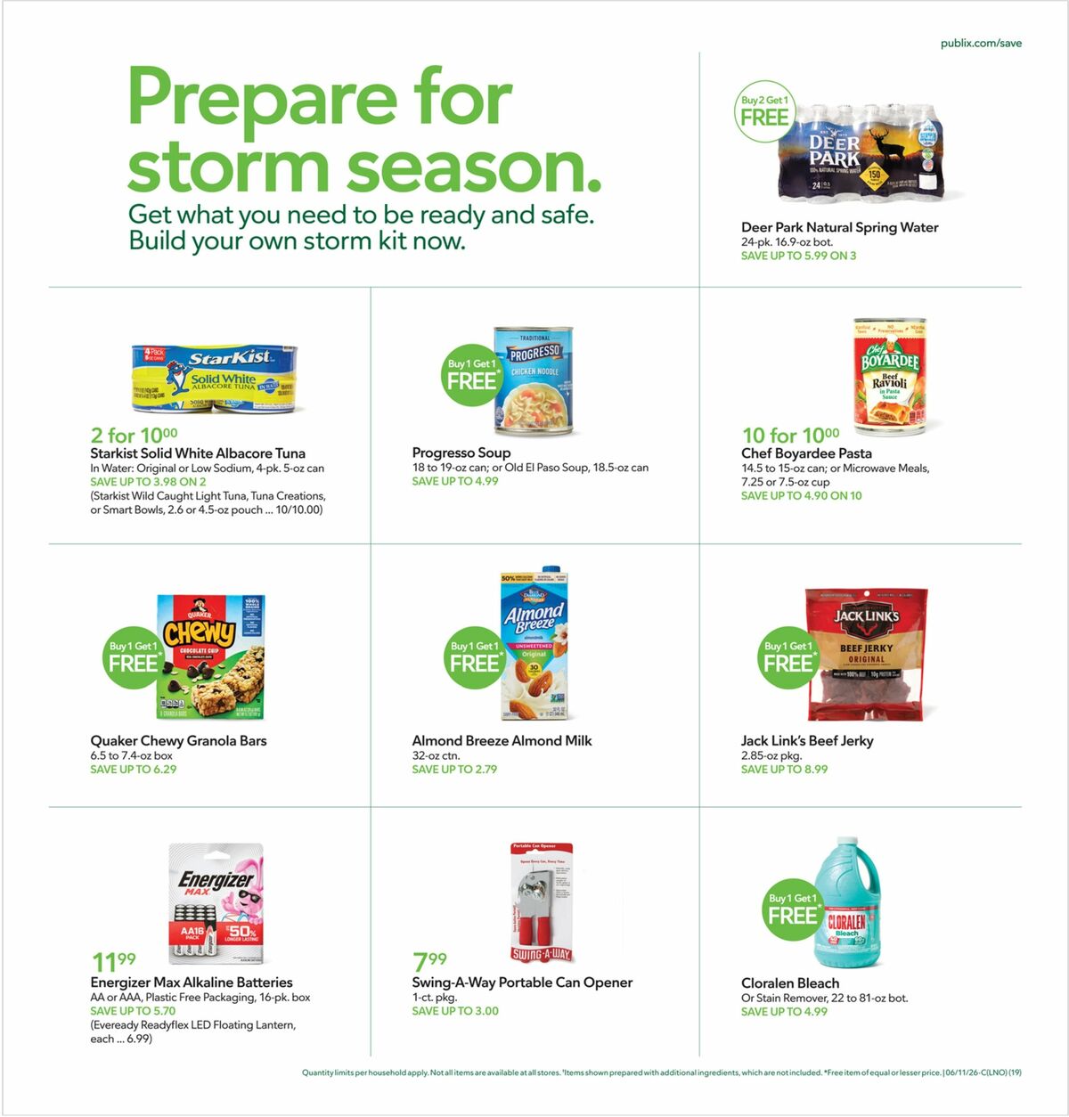 Publix Weekly Ad from June 10