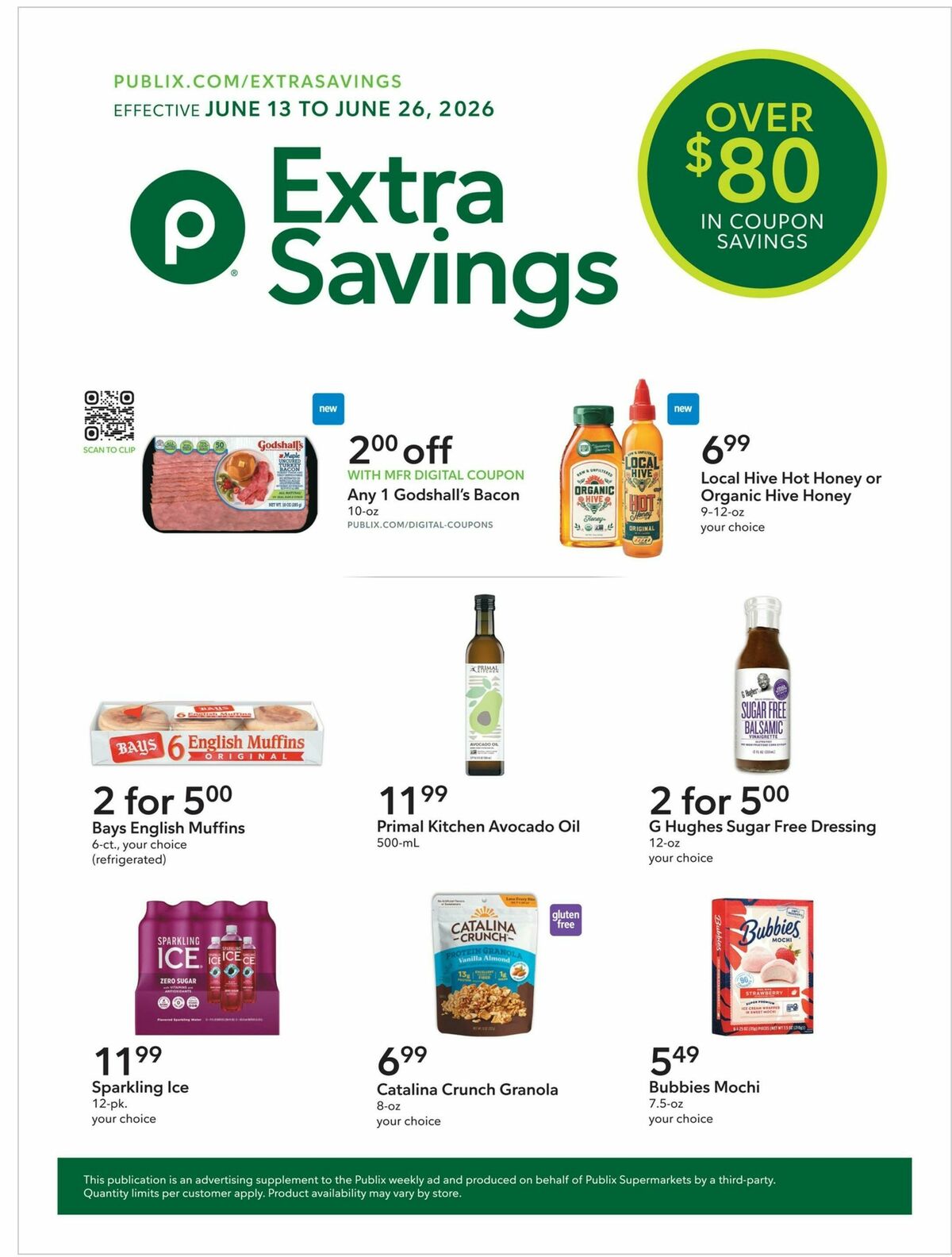 Publix Extra Savings Weekly Ad from June 13