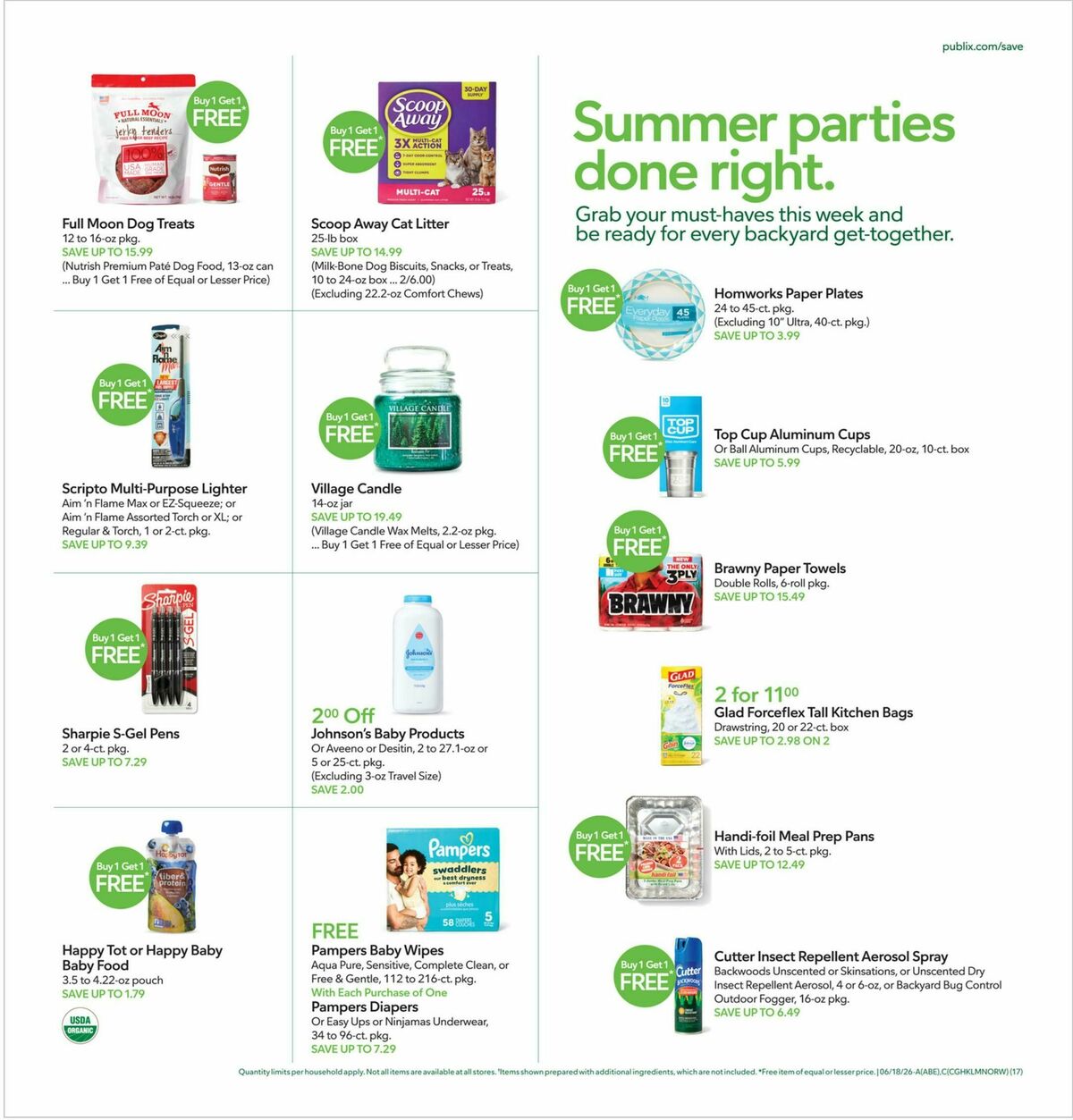 Publix Weekly Ad from June 17