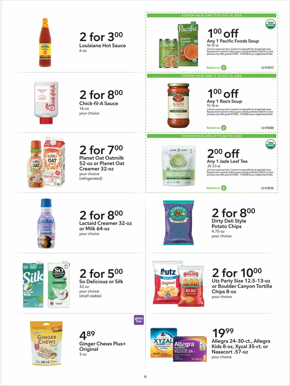 Publix Extra Savings Weekly Ad from June 27