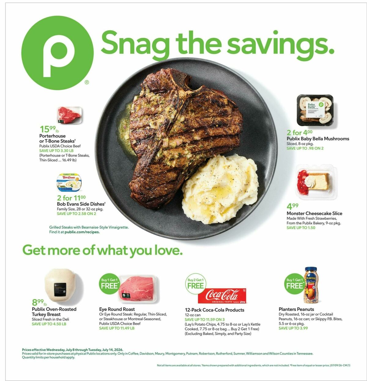 Publix Weekly Ad from July 8