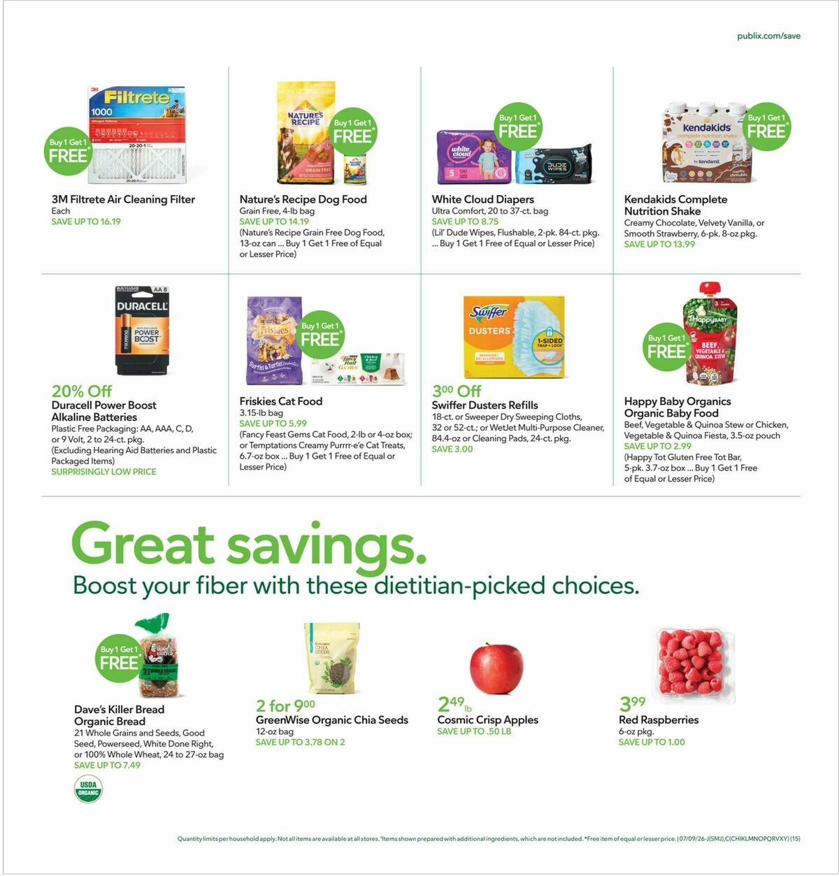 Publix Weekly Ad from July 8