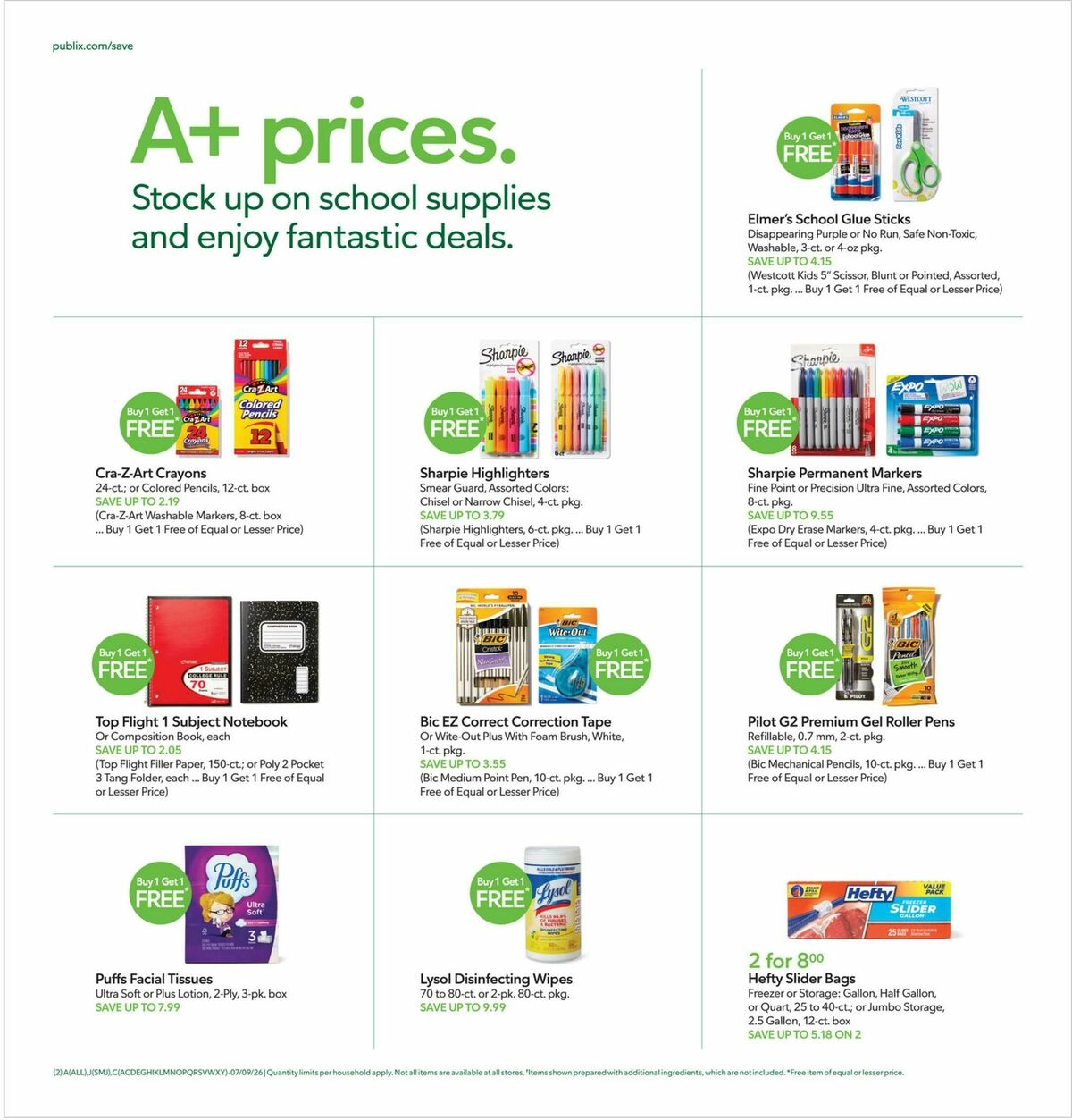 Publix Weekly Ad from July 8